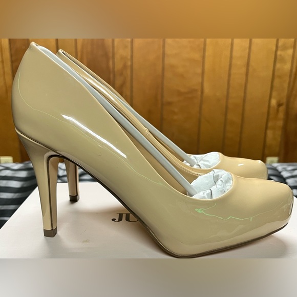“Tanna” Nude patent pumps from JustFab. - Picture 4 of 8